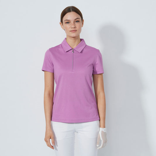 Daily Sports Abstract Fusion Peoria Veronica Short Sleeve Polo