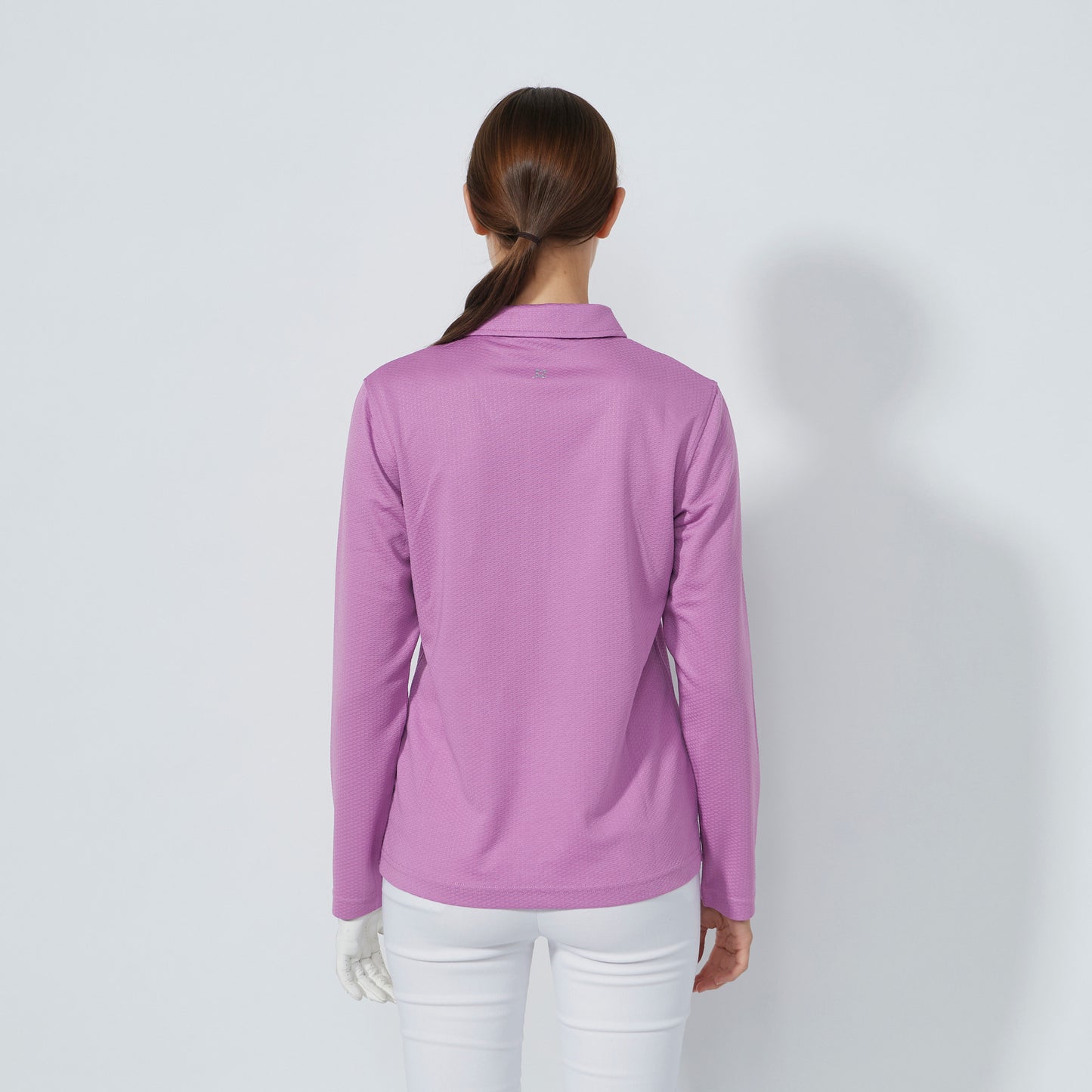 Daily Sports Abstract Fusion Peoria Veronica Long Sleeve Polo