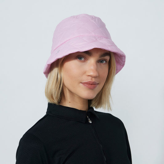 Daily Sports Abstract Fusion Catania Pink Pansy Quilted Hat