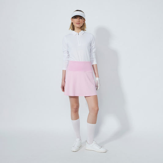 Daily Sports Abstract Fusion Shape Pink Pansy Skort (Multiple Lengths)