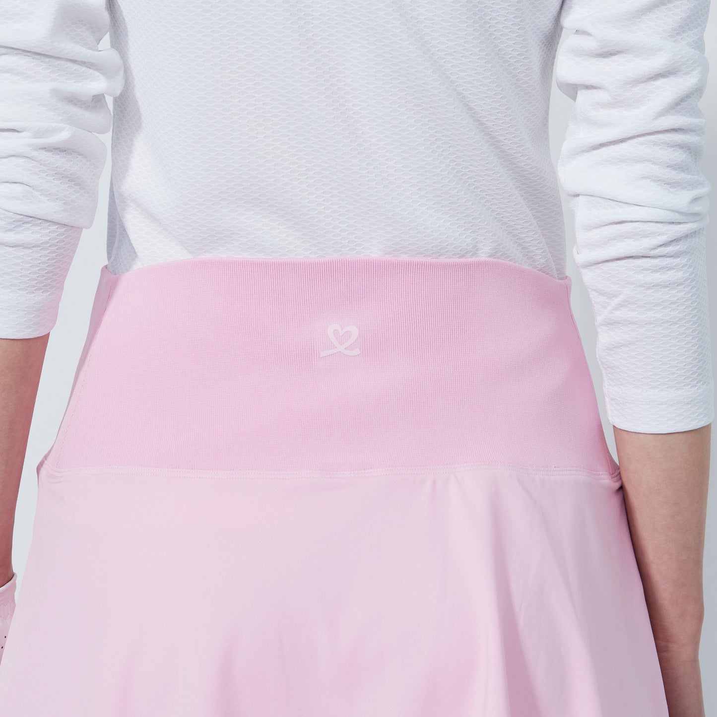 Daily Sports Abstract Fusion Shape Pink Pansy Skort (Multiple Lengths)