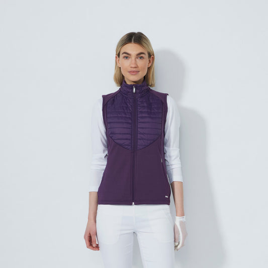 Daily Sports Abstract Fusion Allos Dark Purple Hybrid Vest