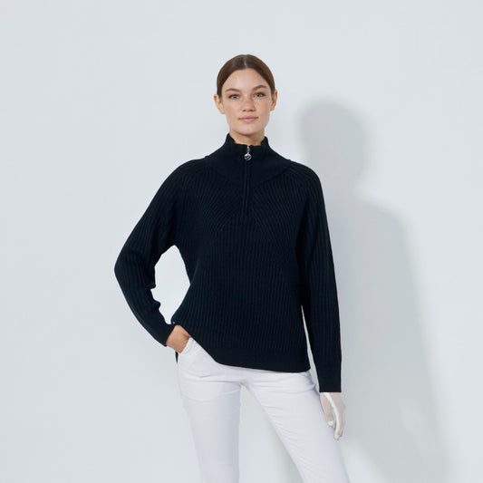 Daily Sports Abstract Fusion Black Hudson Long Sleeve Pullover Lined