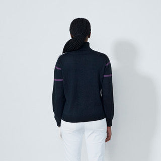 Daily Sports Abstract Fusion Logo Roll-Neck Pullover