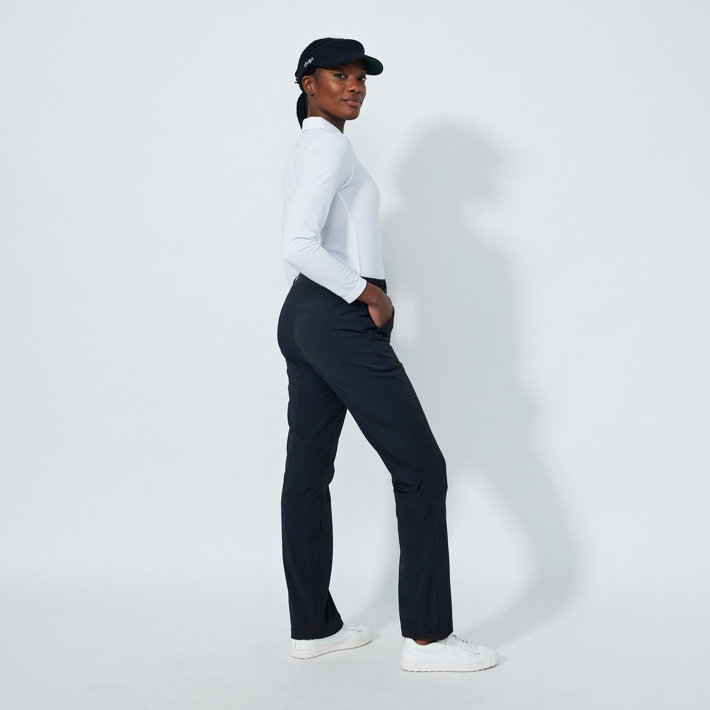 Daily Sports Abstract Fusion Belted Wind Black Pants 32"