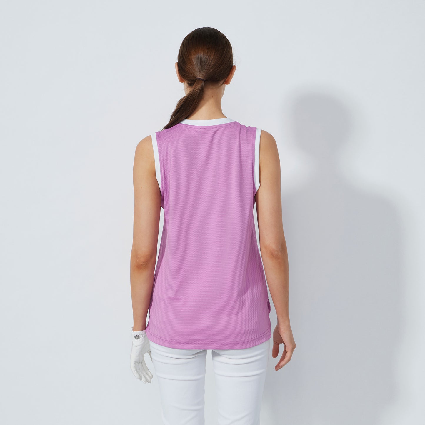 Daily Sports Abstract Fusion Massy Veronica Sleeveless Polo Shirt
