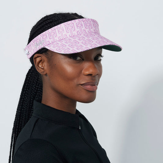 Daily Sports Abstract Fusion Delusion Pink Print Visor