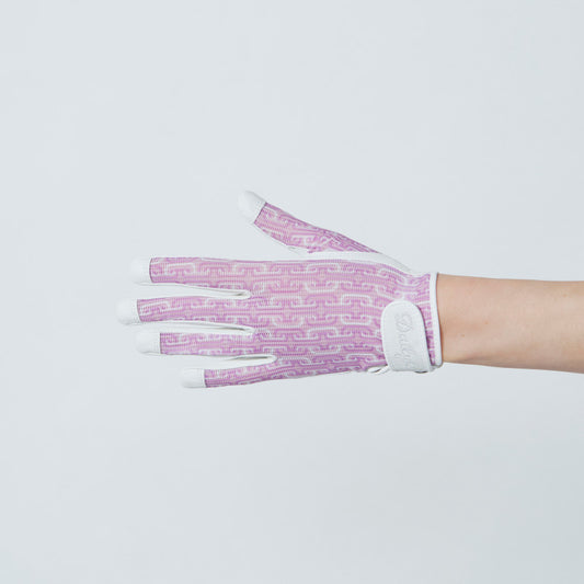 Daily Sports Abstract Fusion Delusion Pink Print Sun Glove