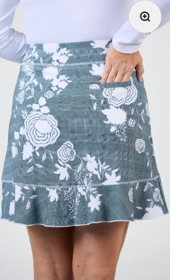 Sofibella Golf Colors Sweet Embroidery Skort 18"