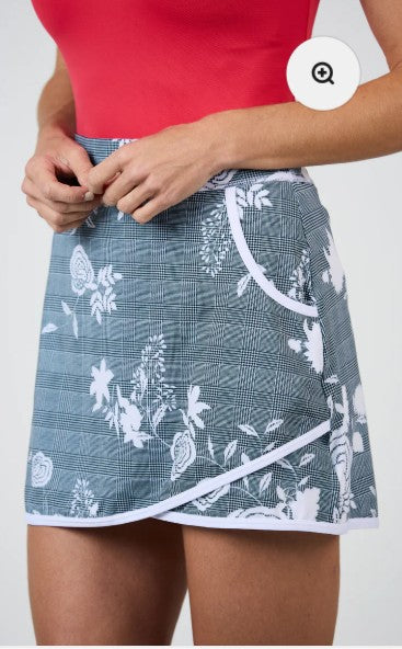 Sofibella Golf Colors Sweet Embroidery Skort 16"