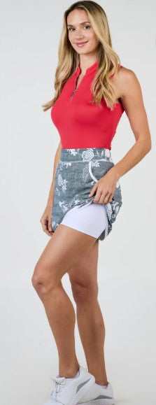Sofibella Golf Colors Sweet Embroidery Skort 16"