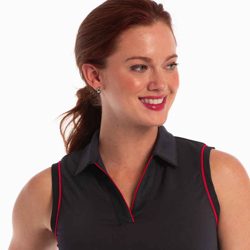 EPNY RED ALERT CROSSOVER PLACKET POLO
