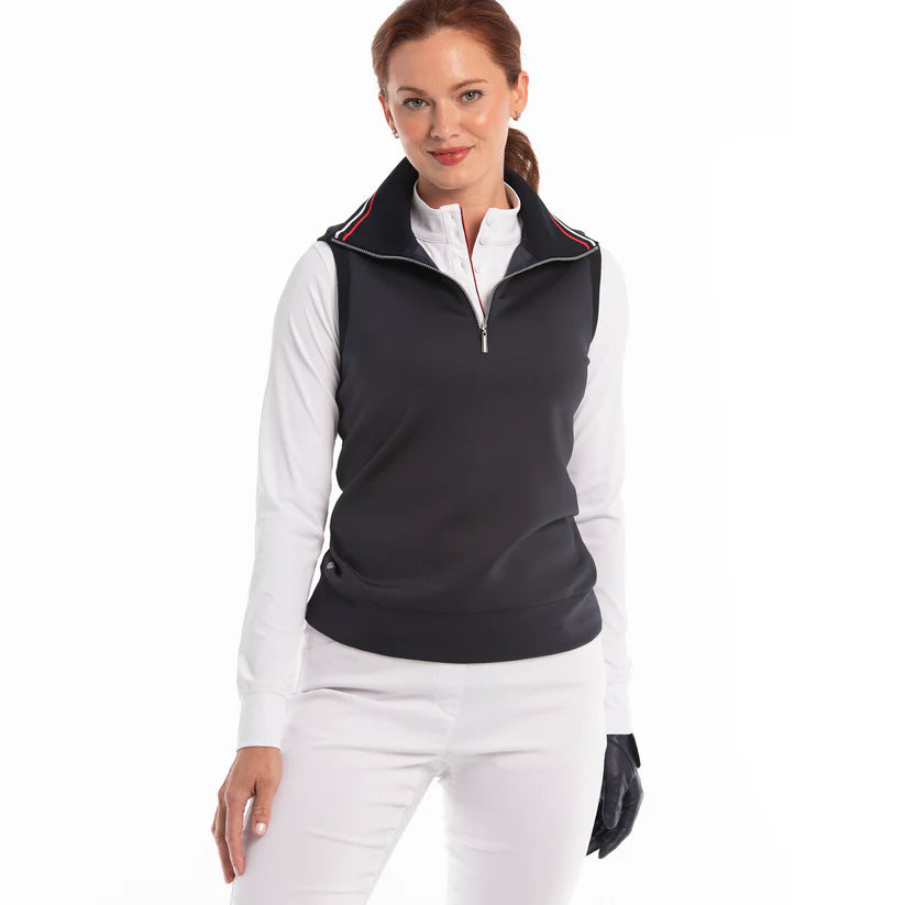 EPNY RED ALERT CONVERTIBLE COLLAR VEST