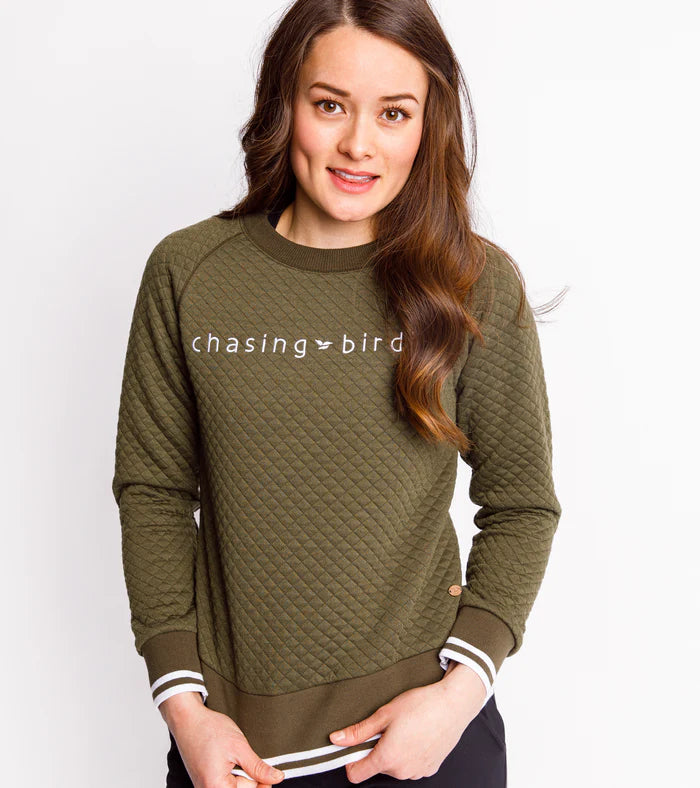 CALLIOPE GOLF Chasing Birdies Varsity Sweatshirt (Multiple Colors)