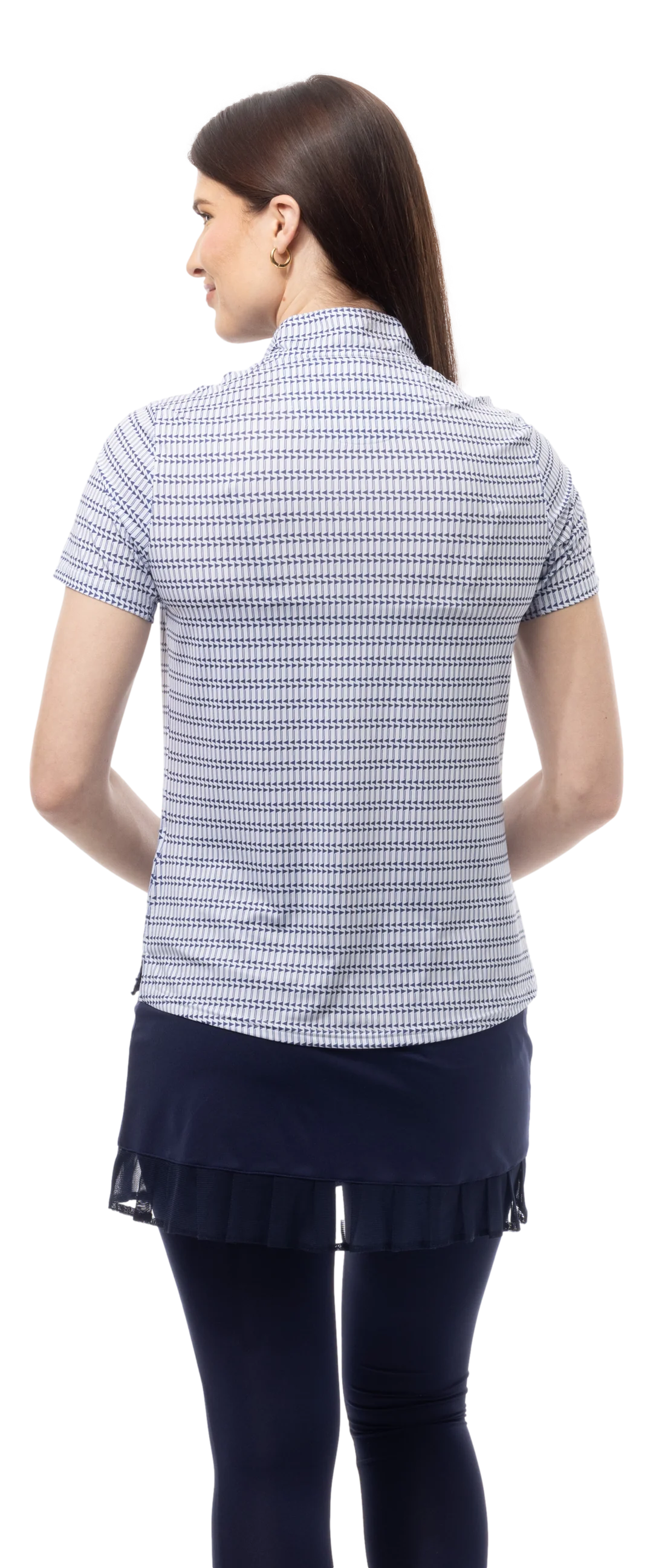 SanSoleil SOLCOOL Short Sleeve Mock