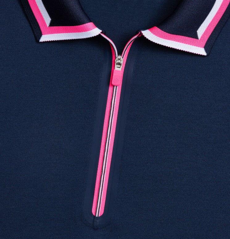 G/FORE APPAREL ALL PLAY TIPPED LONG SLEEVE POLO