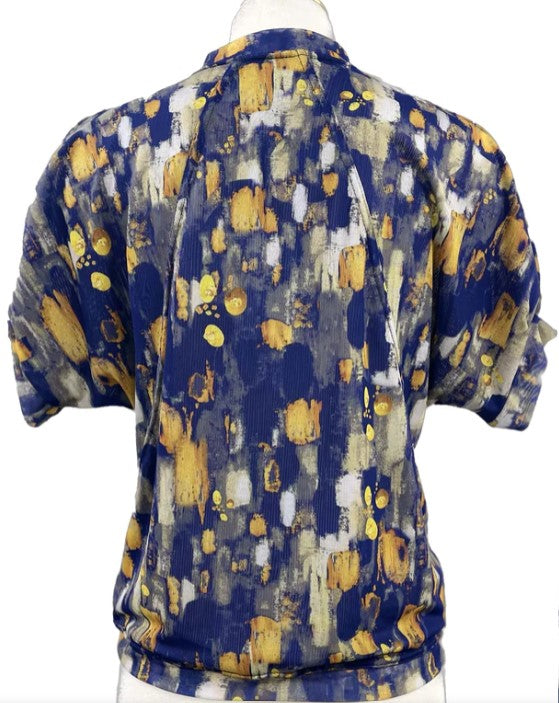 EPC Couture AVA - Short Sleeve Zip Up Mesh Jacket