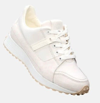 Duca Del Cosma Alesi Golf Shoe in White/Champagne