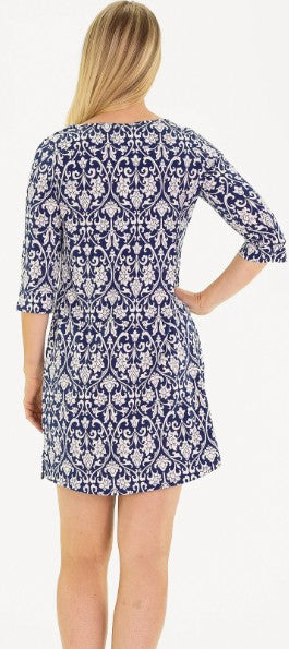 Duffield Lane Alicia 3/4 Sleeve Dress 36"