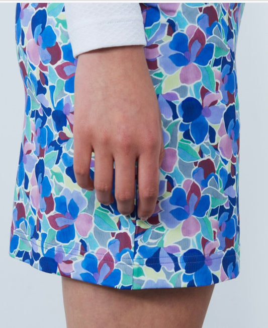 Daily Sports ARTIST Leafs Multi Color Print Skort 18"