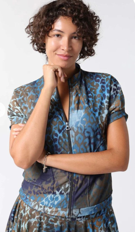 EPC Couture Ava Zip-Up Mesh Jacket