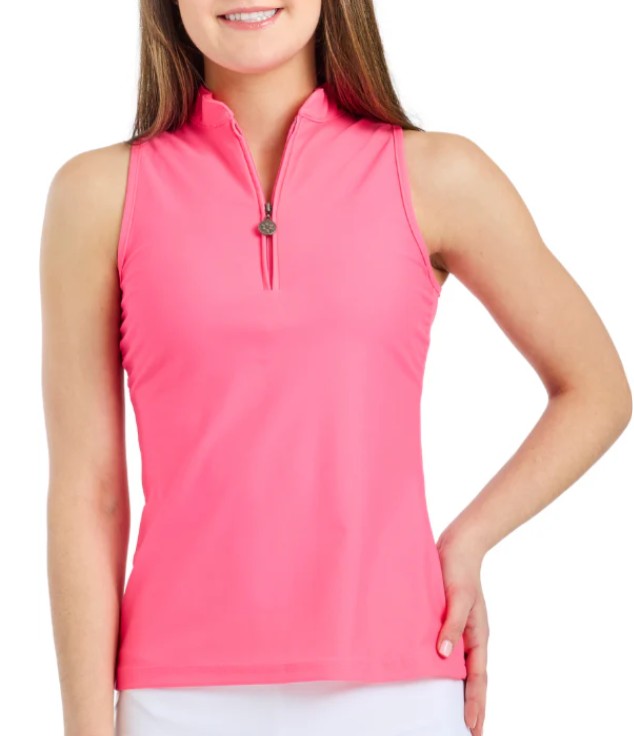 TZU TZU BELLA PUNCH MODIFIED RACERBACK SLEEVELESS TOP