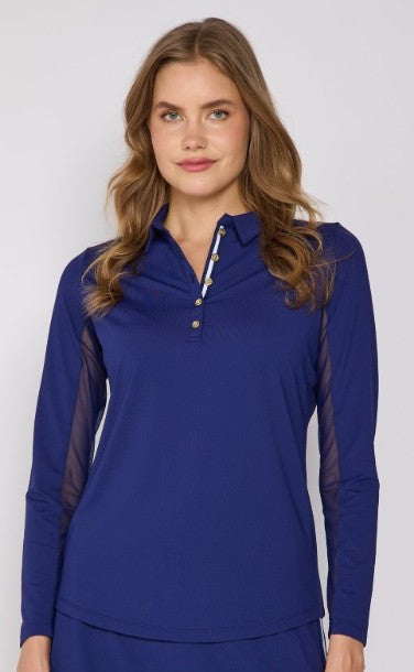 G Lifestyle BUTTON DOWN LONG SLEEVE POLO (Multiple Colors)