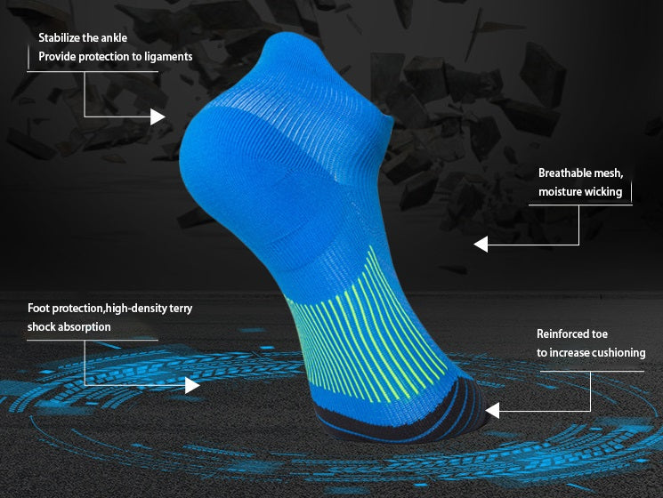 WesTees Compression Socks - Quick-Dry Low-Cut (MultipleColors)