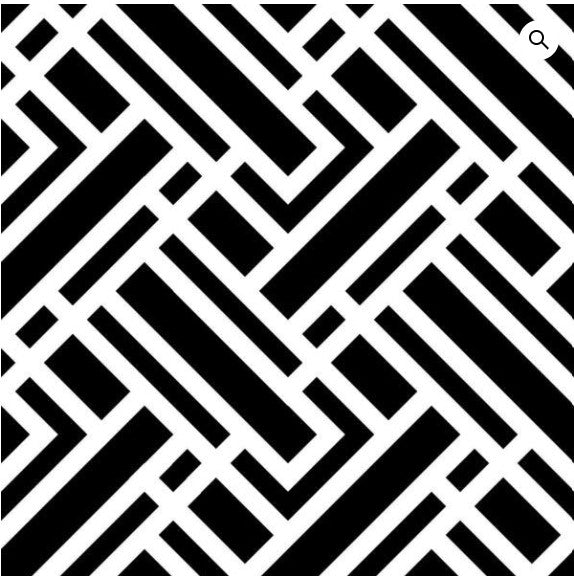 BSkinz Black Geo Golf Skort 18"