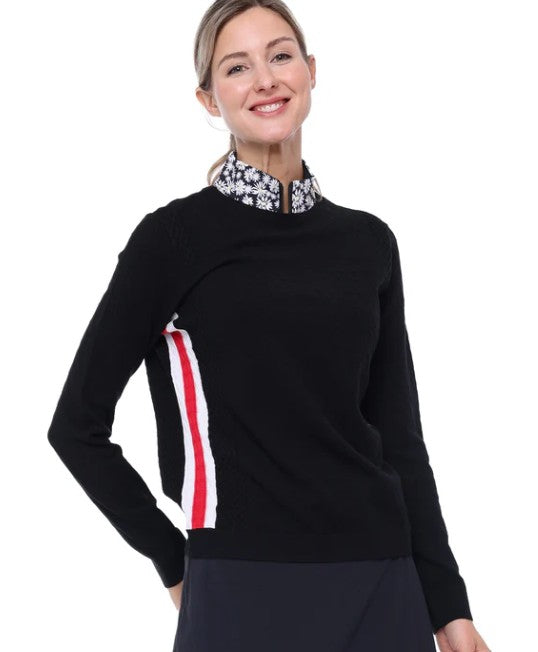 Belyn Key PENNY LANE GREENSIDE CABLE SWEATER