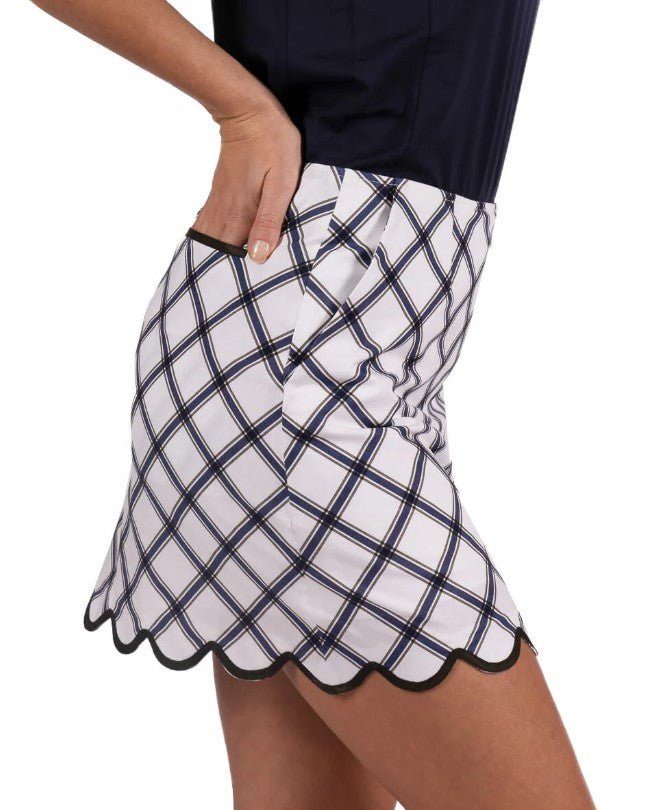 Golftini Printed & Patterned CARPE DIEM SKORT 17.5"