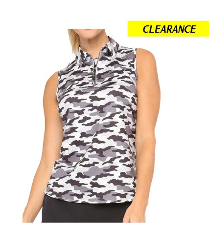 Belyn Key Wild Orchid Zip Keystone Sleeveless