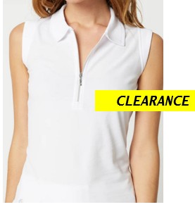 GGBlue Katy Pique Sleeveless Polo (Multiple Colors)