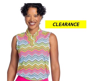 Kinona HANALEI LIGHT AND LOVELY SLEEVELESS GOLF TOP