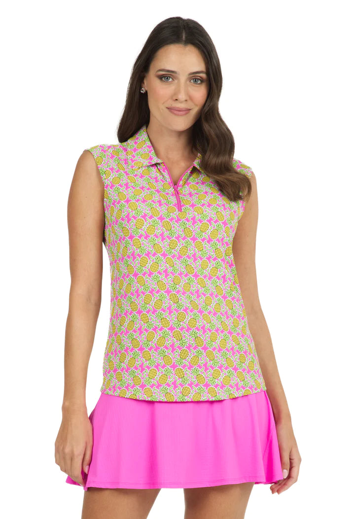 IBKUL Chantal Sleeveless Polo