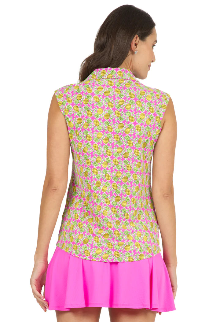 IBKUL Chantal Sleeveless Polo