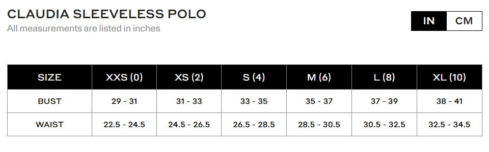 Malbon CLAUDIA SLEEVELESS POLO (Multiple Colors)