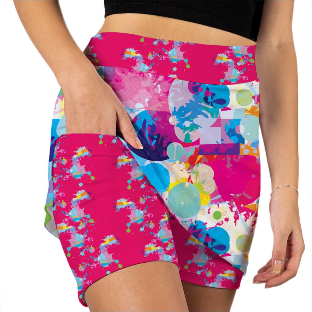 Skort Obsession Color Pallet Skort 17"