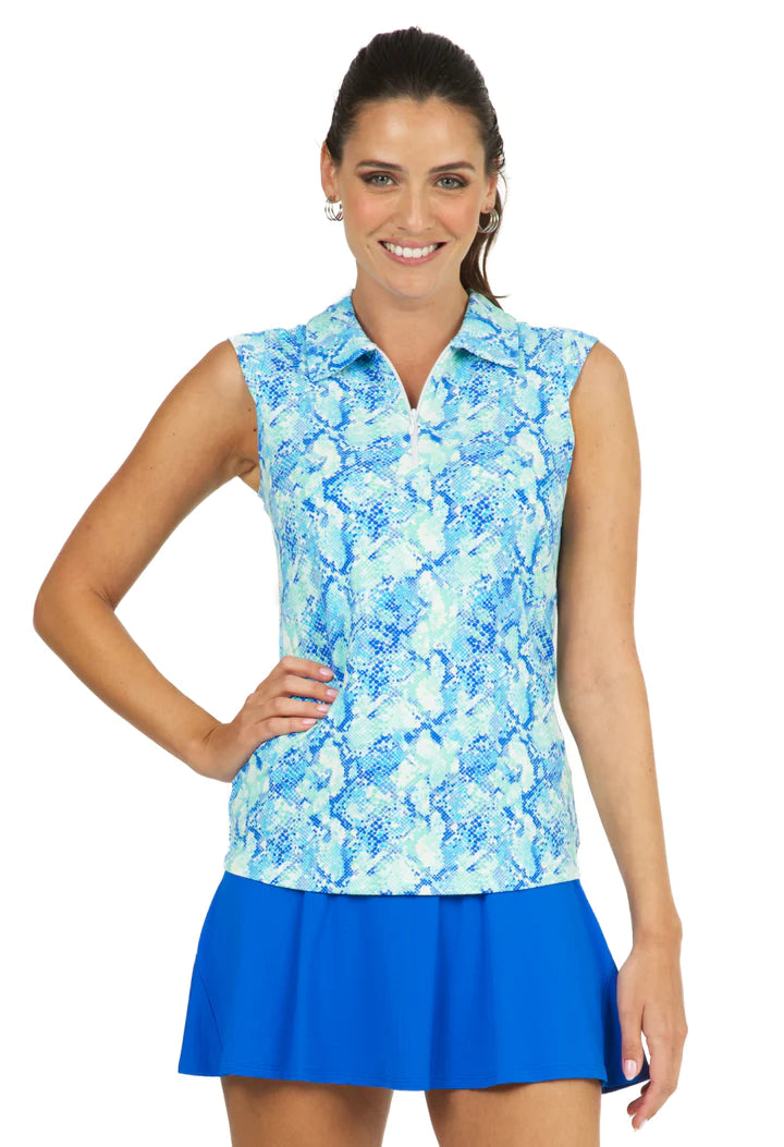 IBKUL Cora Sleeveless Polo