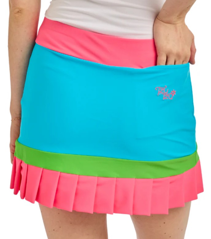 TZU TZU DARBY CAPRI-PUNCH-GRASSHOPPER SKORT 16"