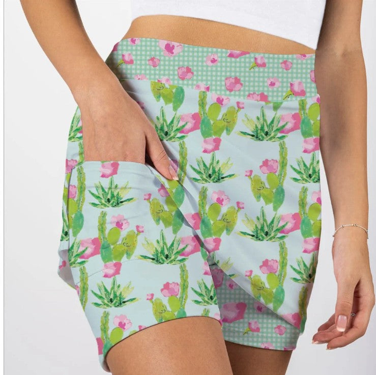 SKORT OBSESSION DESERT ROSE FASHION SKORT 17"