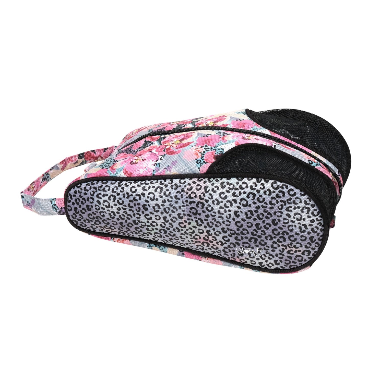 GloveIt Orchid Cheetah Golf Shoe Bag