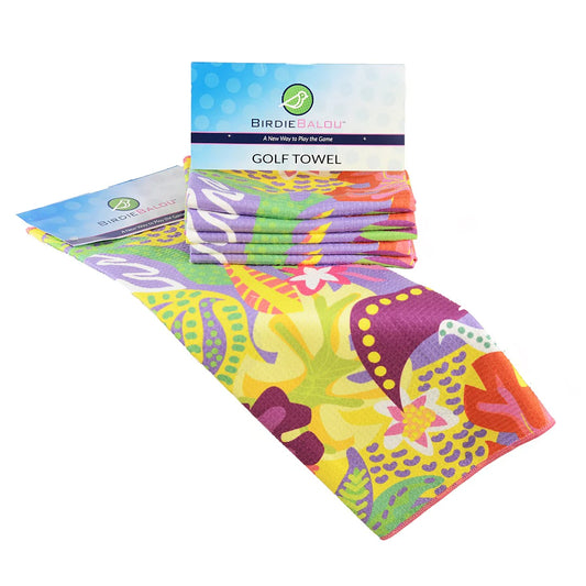 Birdie Balou Vivid Tropical Purple Sport Towel