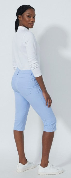 Daily Sports BLUE ILLUSIONS Lyric Blue Heron Capris 29" V2