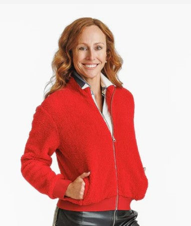 Amy Sport INSPIRED Danni Bomber Sherpa Jacket (Multiple Colors)