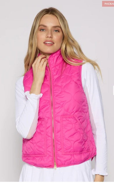 G Lifestyle Double Zipper Padded Vest (Multiple Colors)