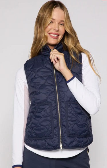 G Lifestyle Double Zipper Padded Vest (Multiple Colors)