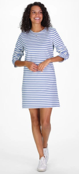 Duffield Lane French Terry Zoey 3/4 Sleeve Dress