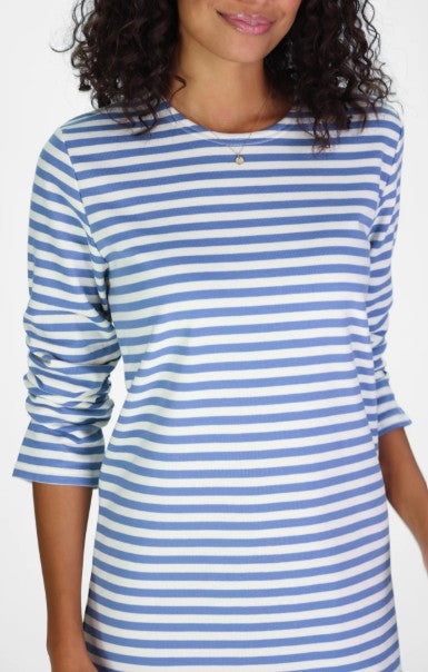 Duffield Lane French Terry Zoey 3/4 Sleeve Dress