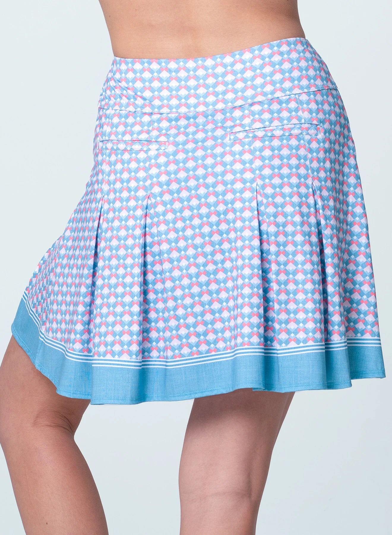 Lucky in Love Linen Nouveau Glam Pleat Skort